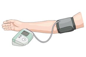 Measuring blood pressure using an electronic tonometer